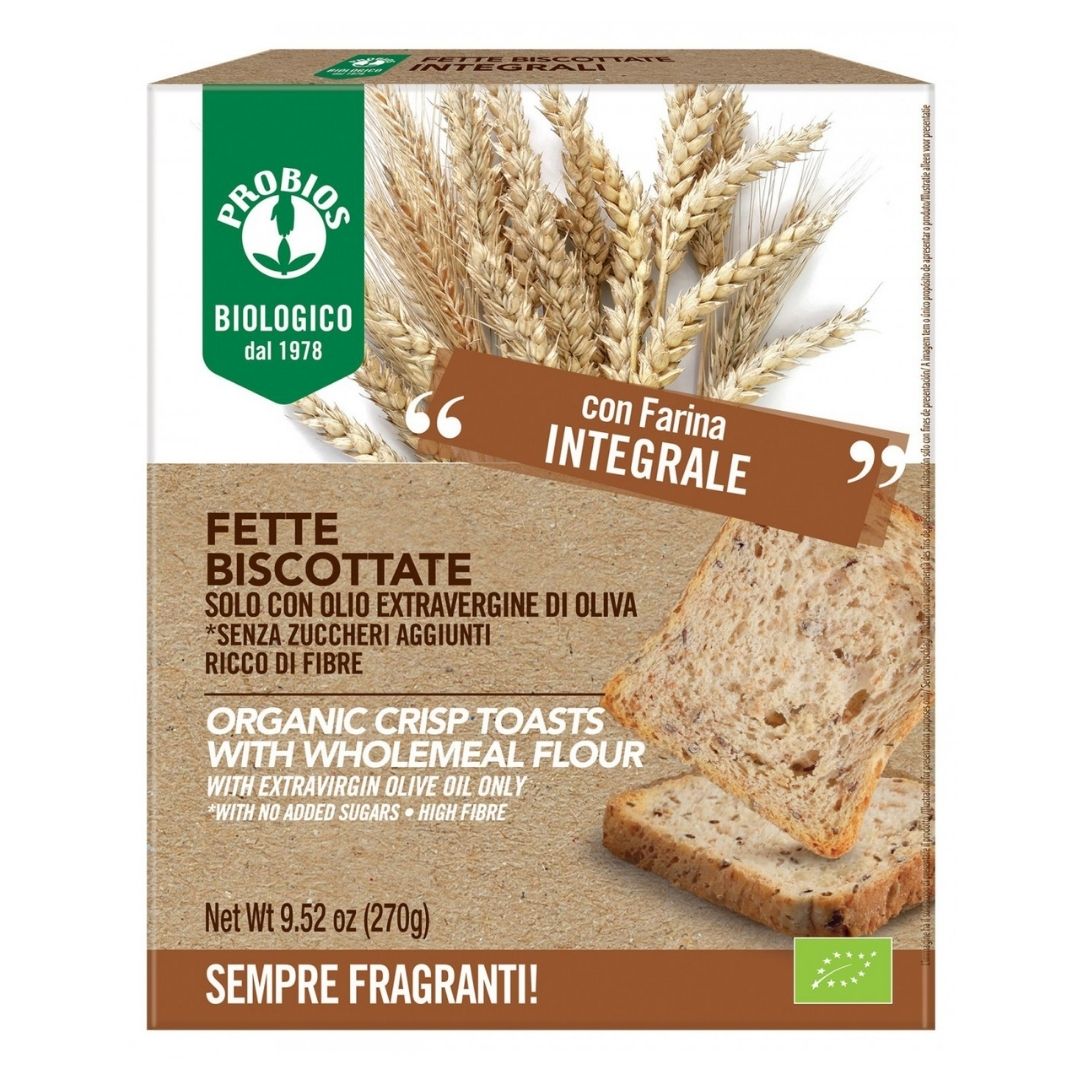 FETTE BISCOTTATE INTEGRALI - SENZA ZUCCHERO